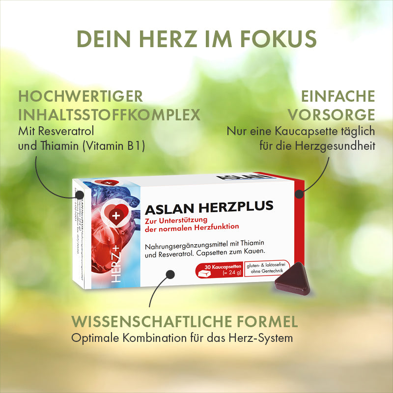 Die Vorteile von ASLAN Herz Plus