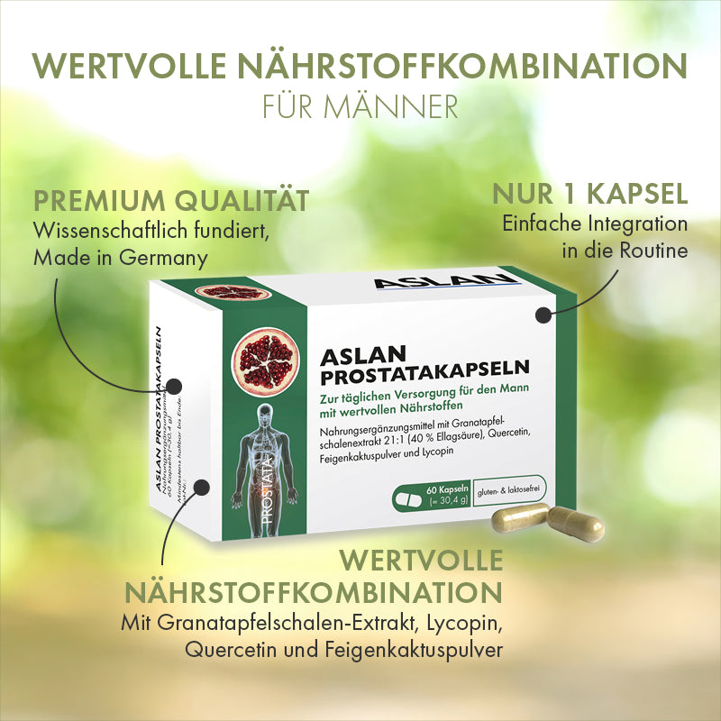 Die Vorteile der ASLAN Prostatakapseln